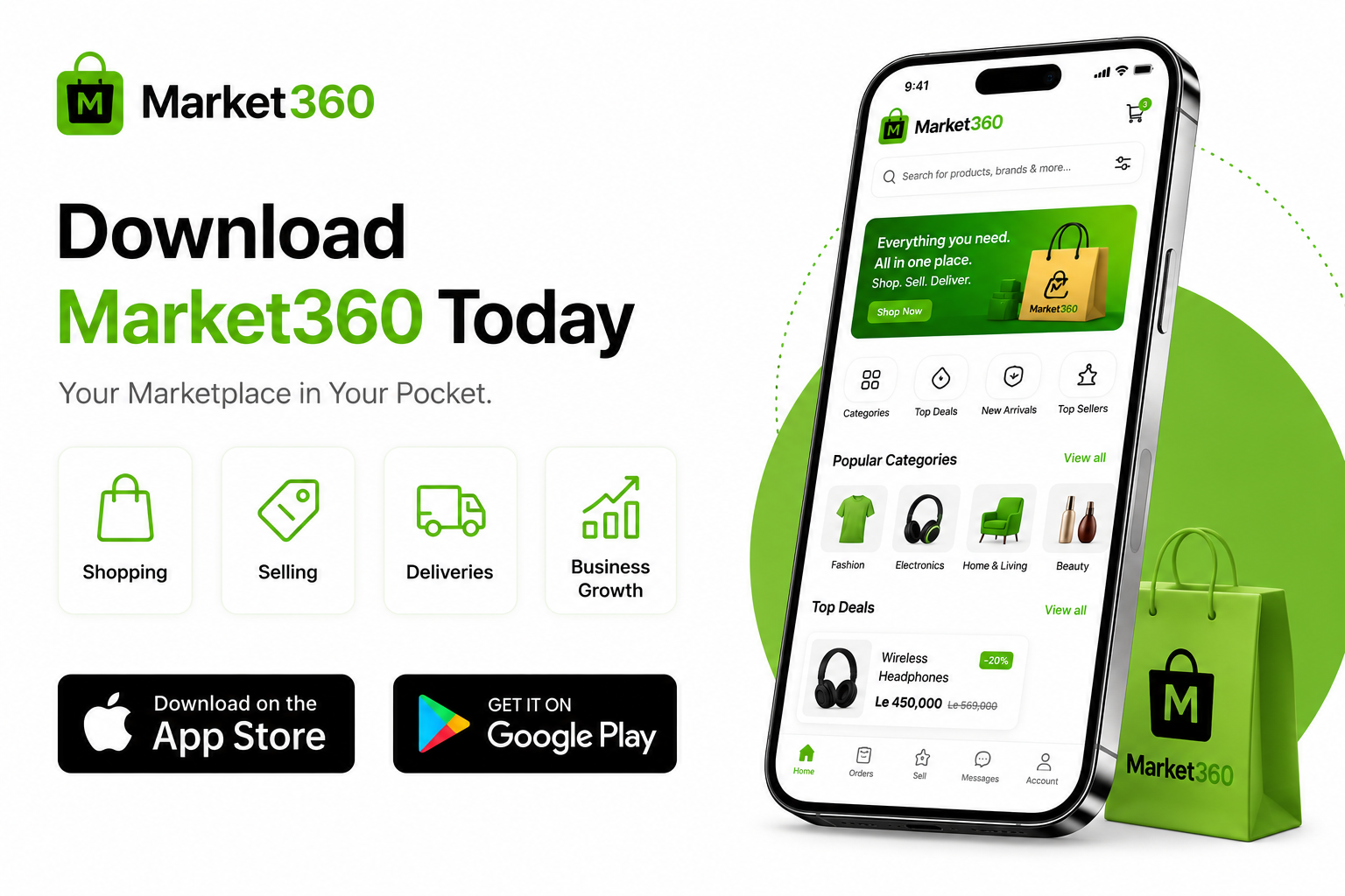 Market360 platform interface